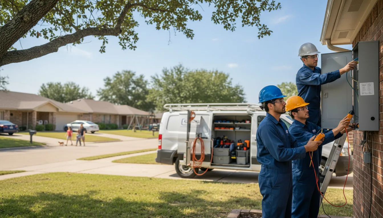 Certified electrician providing emergency electrical services in Fishertown, PA